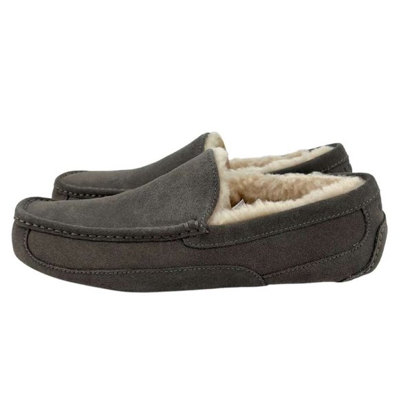 UGG | Men's Ascot Slippers | Grey | Various Sizes - Picture 4 of 6